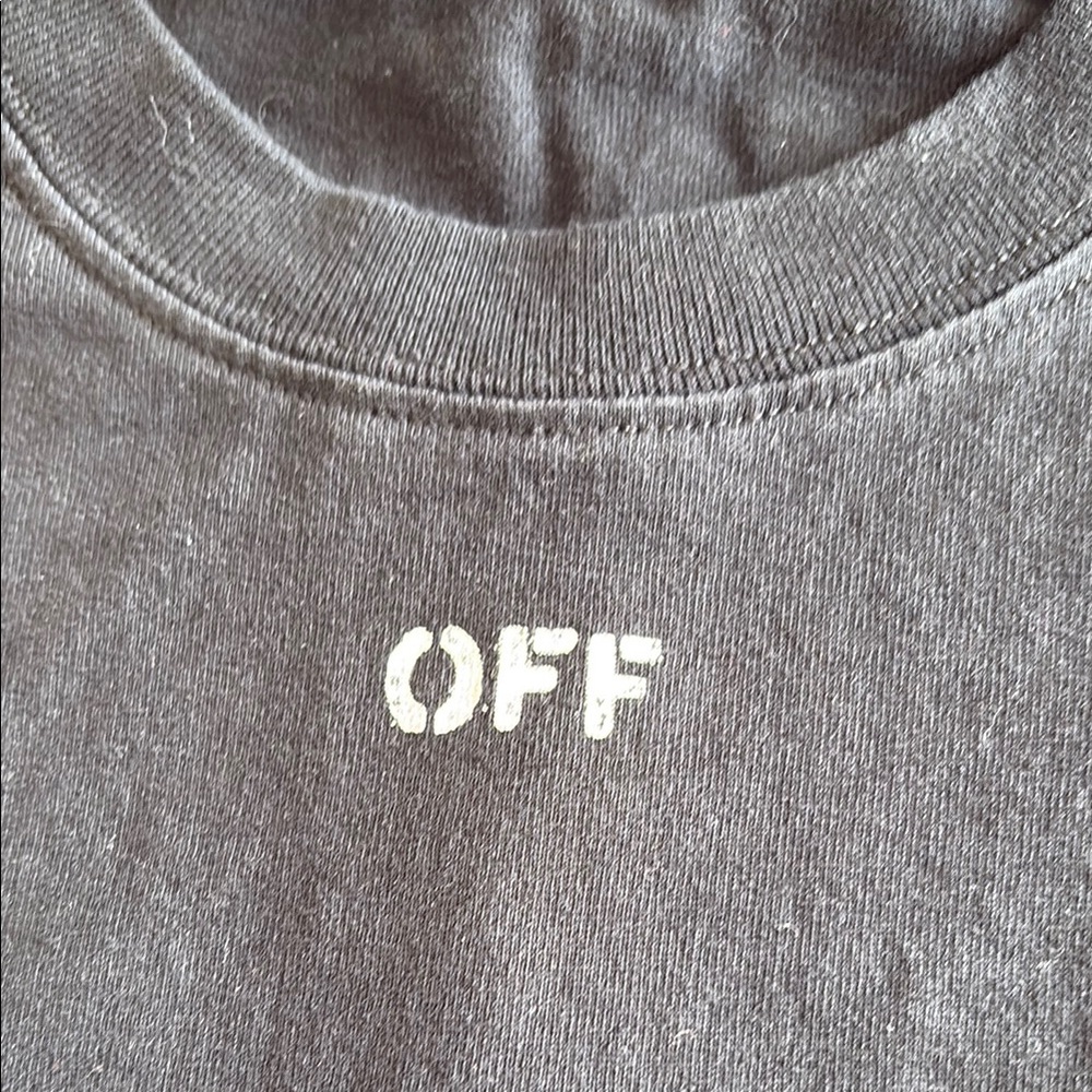 Off-White Floral Graphic T-Shirt - Size XS women